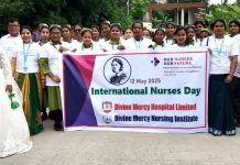 ডিভাইন মার্সি নার্সিং ইনষ্টিটিউটে বিশ্ব নার্স দিবস উদযাপন